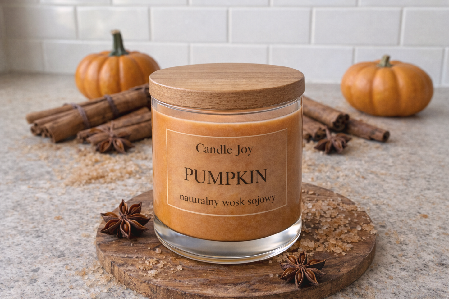 Świeca sojowa Candle Joy – Pumpkin