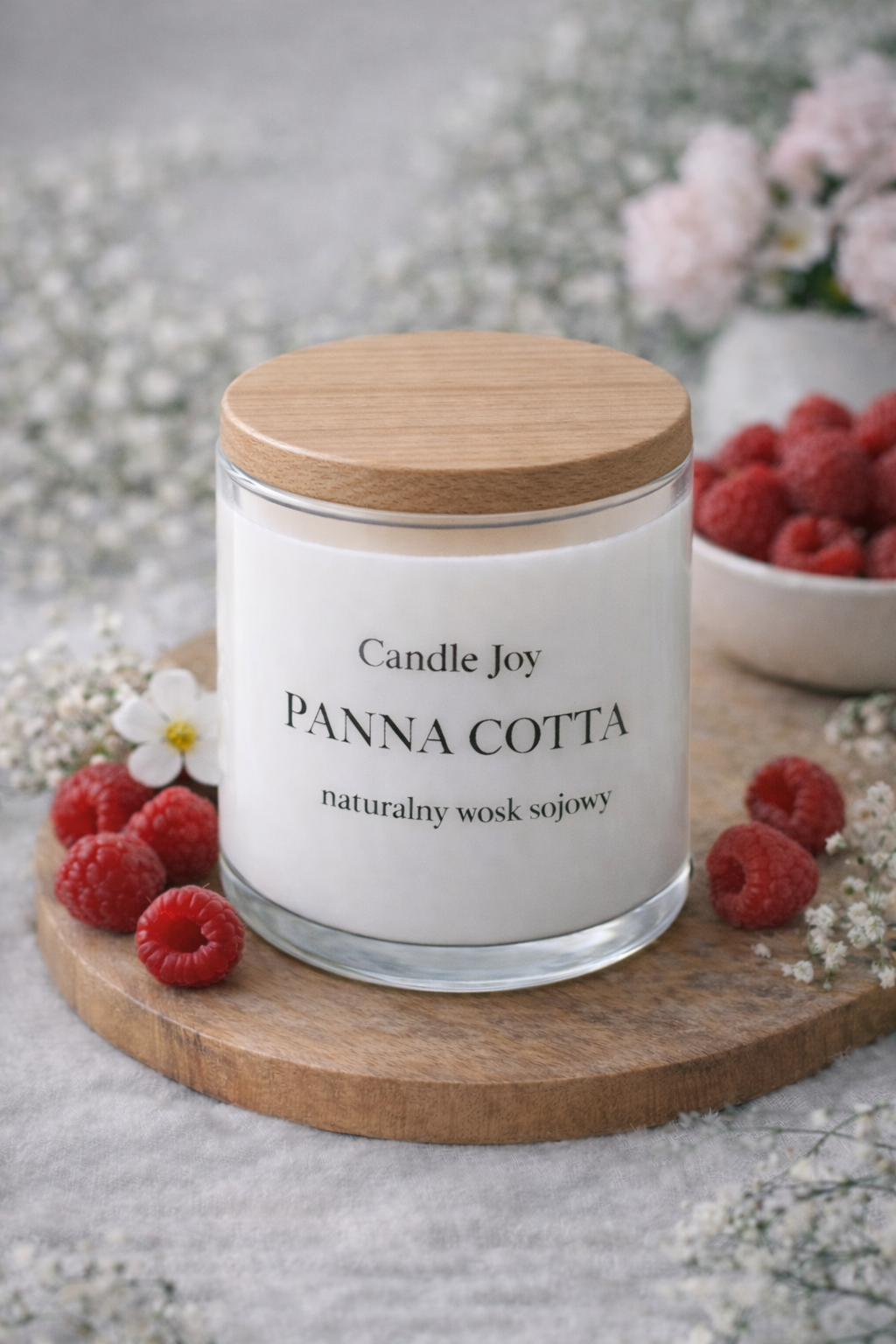 Świeca sojowa Candle Joy – Panna Cotta