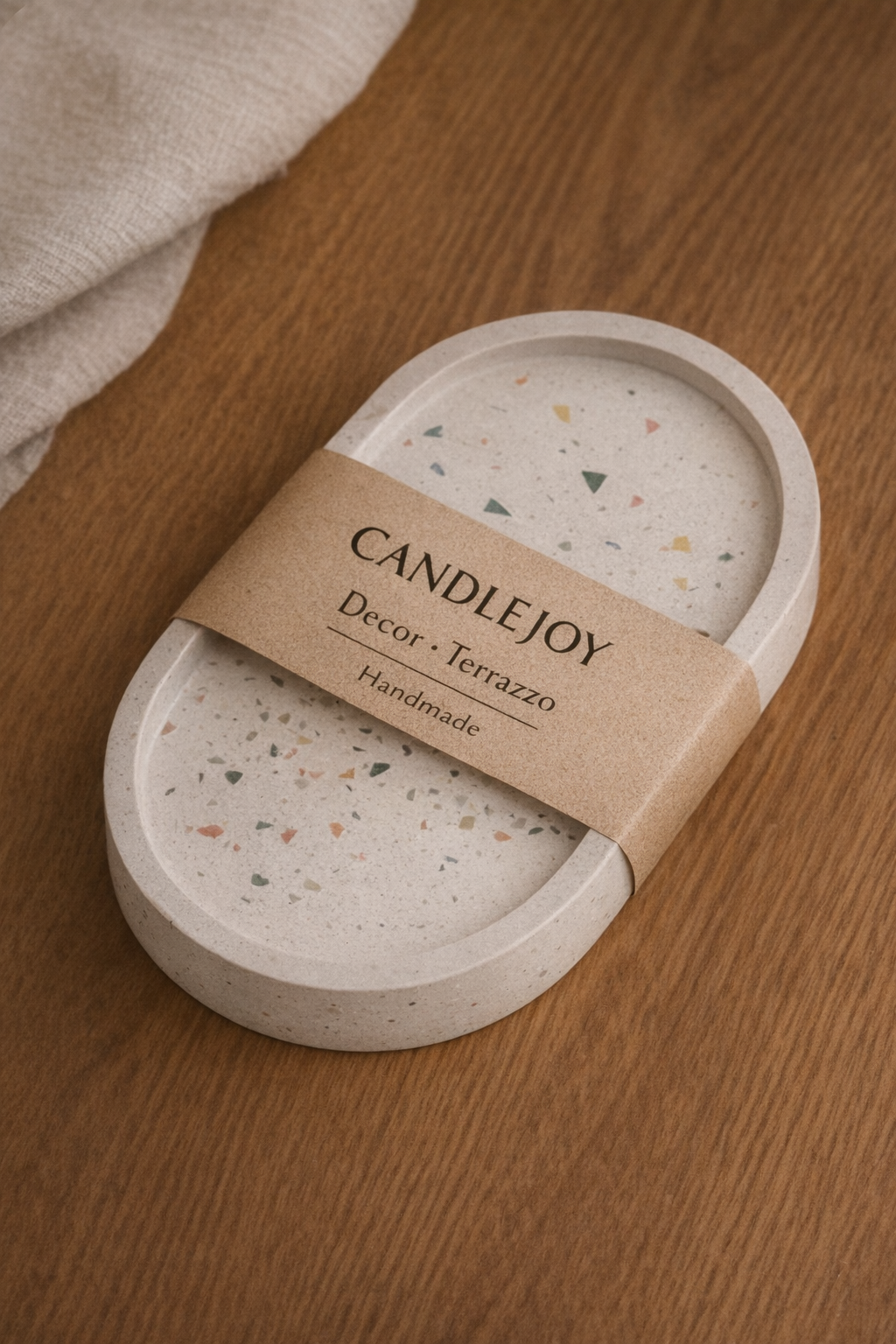 Taca dekoracyjna terazzo