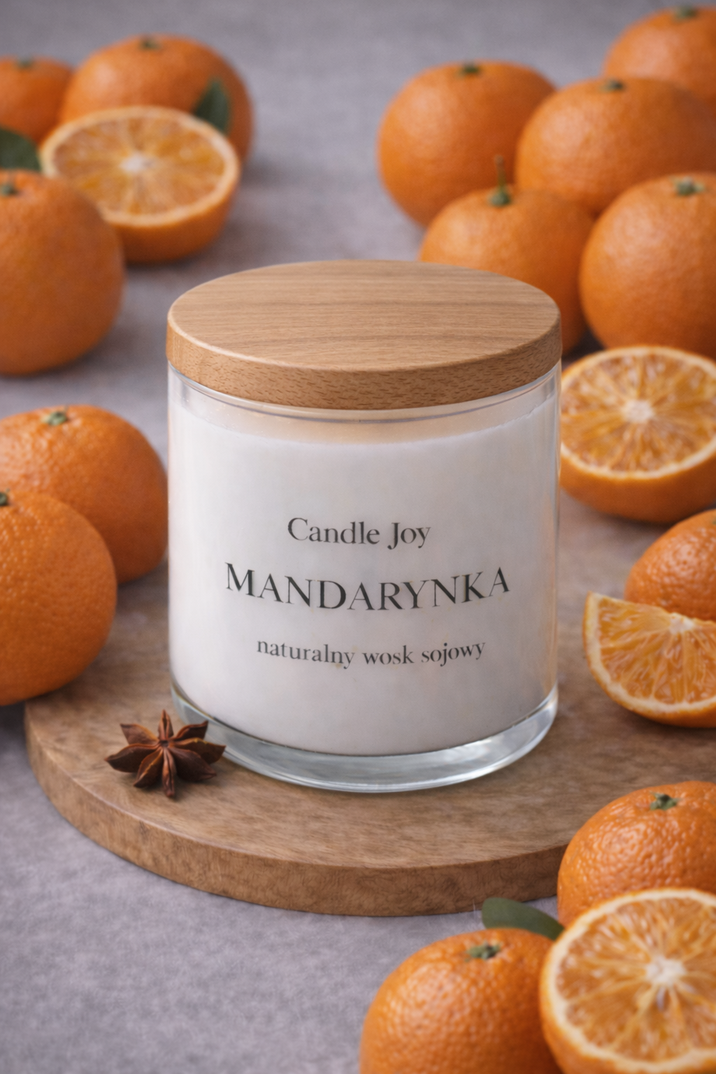 Świeca sojowa Candle Joy – Mandarynka