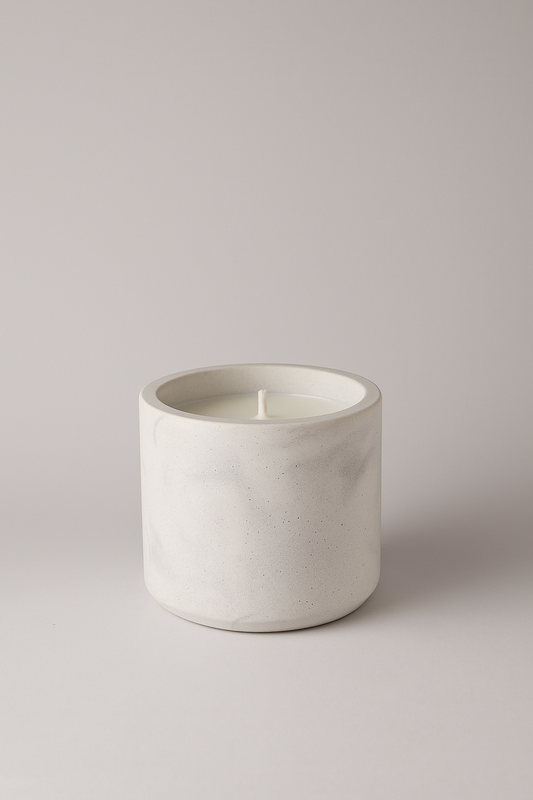 Świeca sojowa handmade | marmur