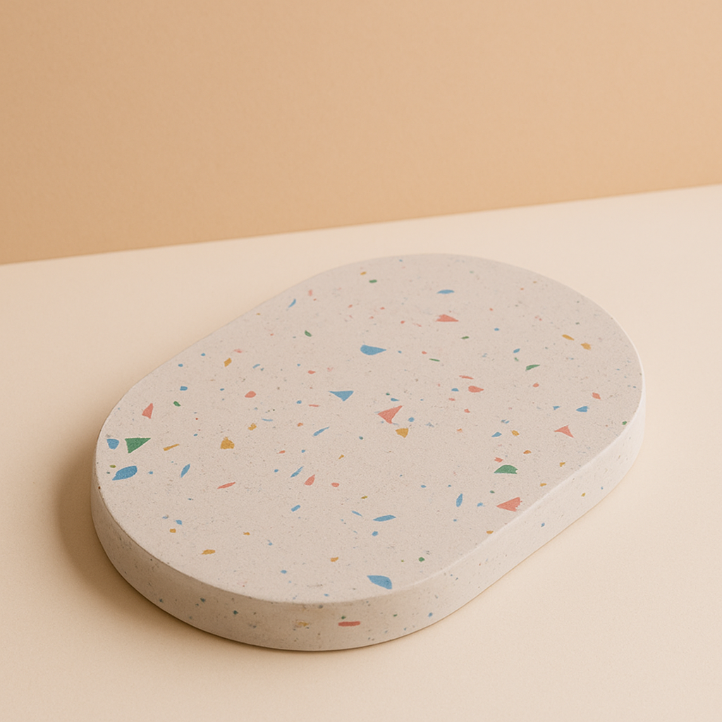 Taca dekoracyjna terazzo