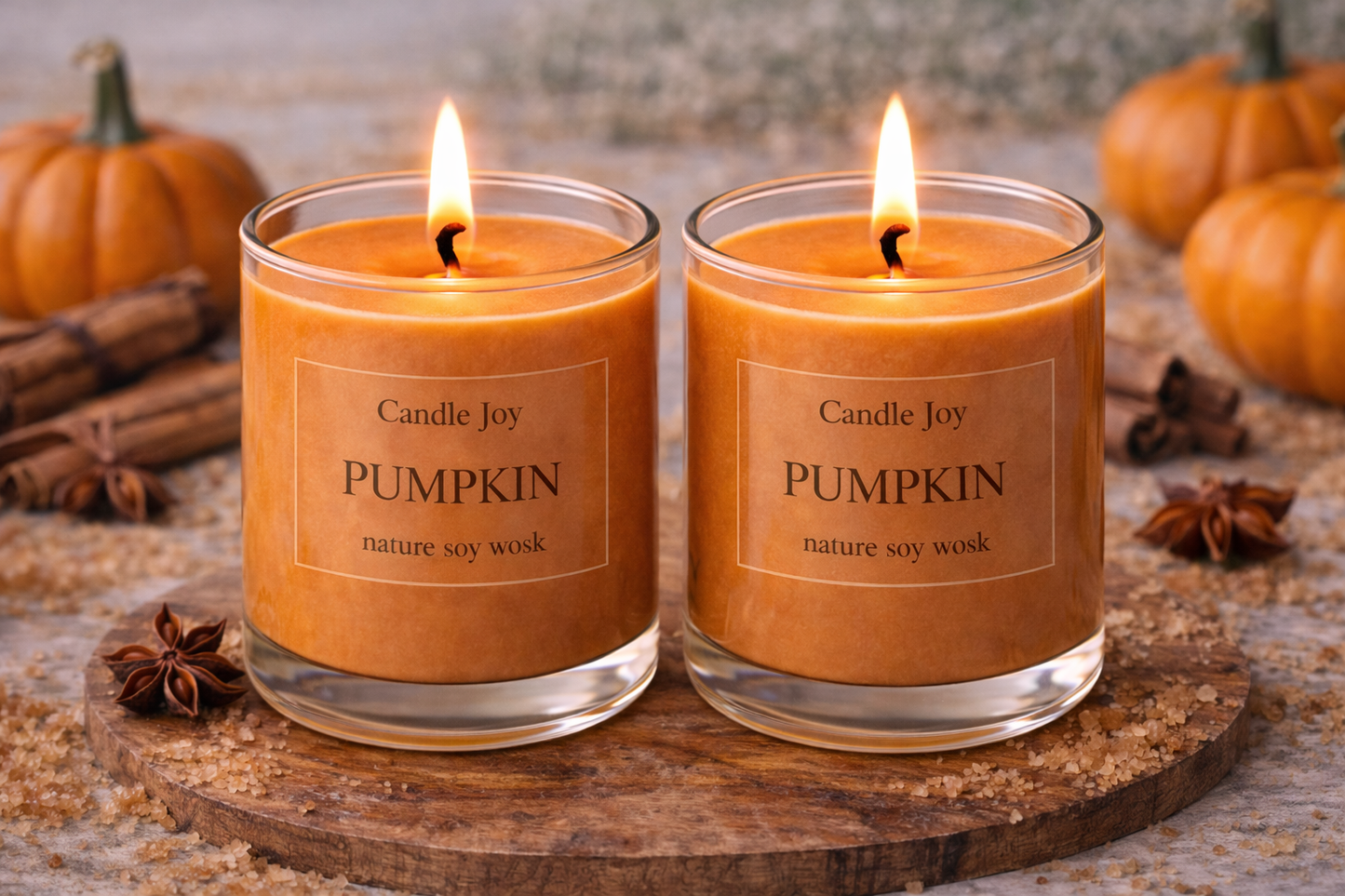 Świeca sojowa Candle Joy – Pumpkin