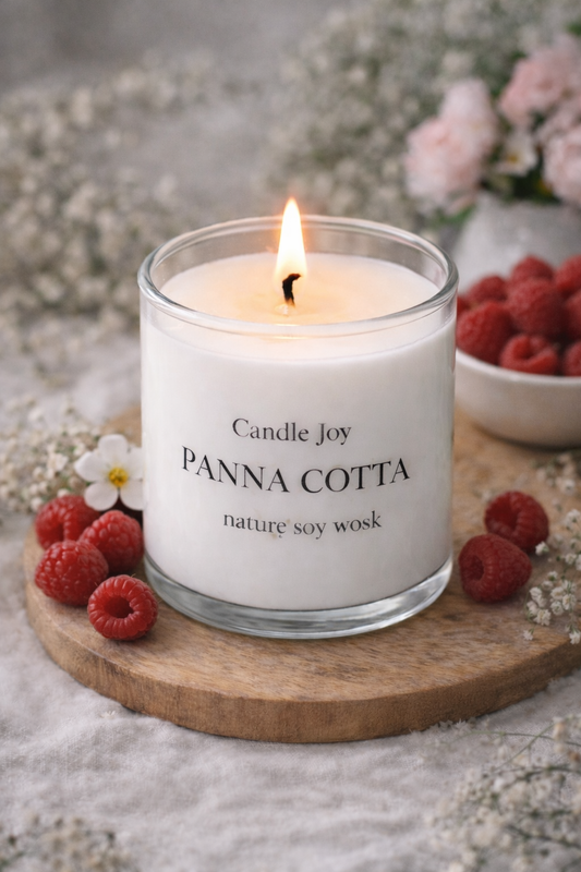 Świeca sojowa Candle Joy – Panna Cotta