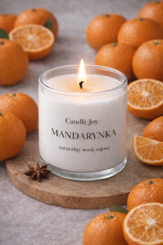 Świeca sojowa Candle Joy – Mandarynka